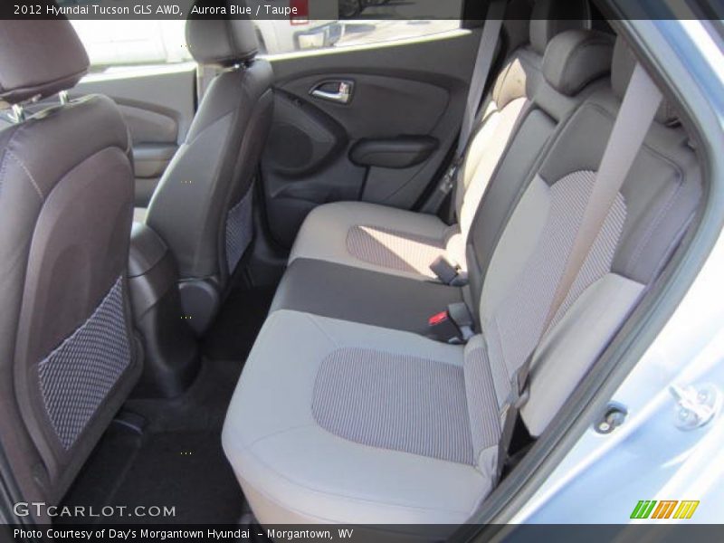 Aurora Blue / Taupe 2012 Hyundai Tucson GLS AWD