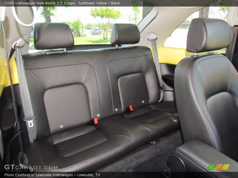 Sunflower Yellow / Black 2009 Volkswagen New Beetle 2.5 Coupe