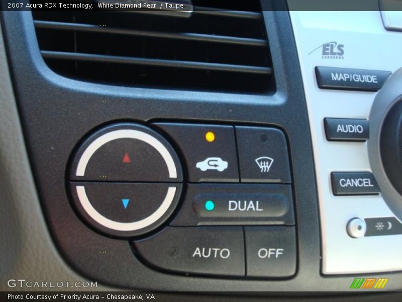 White Diamond Pearl / Taupe 2007 Acura RDX Technology