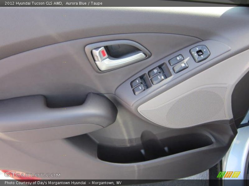 Aurora Blue / Taupe 2012 Hyundai Tucson GLS AWD