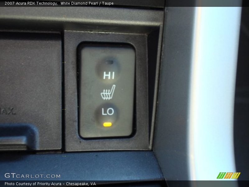 White Diamond Pearl / Taupe 2007 Acura RDX Technology