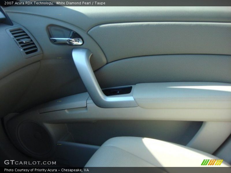 White Diamond Pearl / Taupe 2007 Acura RDX Technology