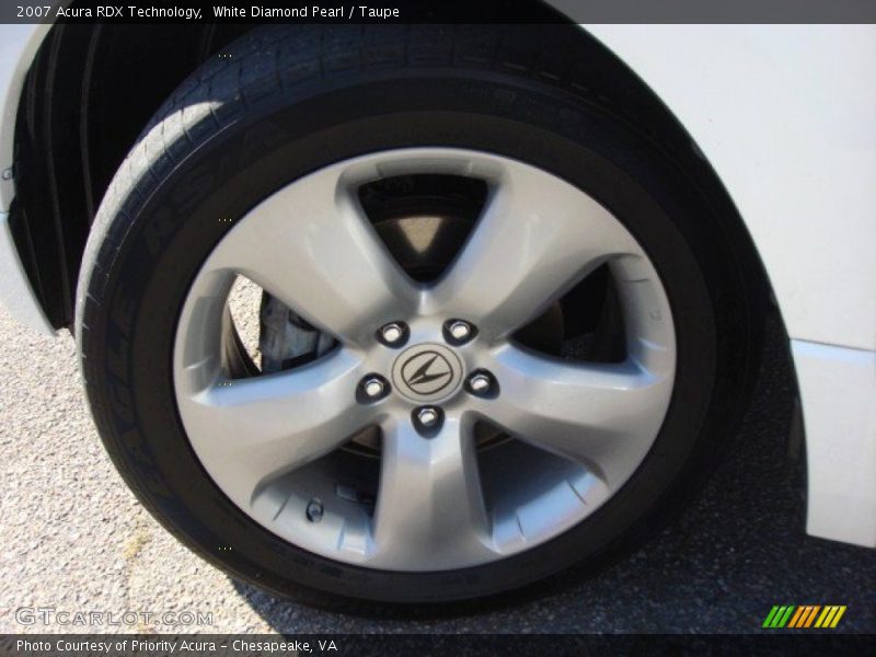 White Diamond Pearl / Taupe 2007 Acura RDX Technology