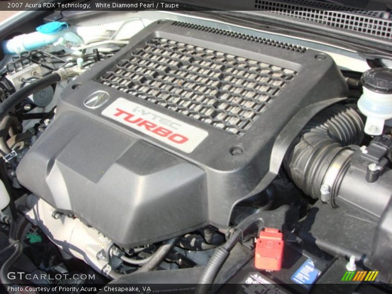 White Diamond Pearl / Taupe 2007 Acura RDX Technology