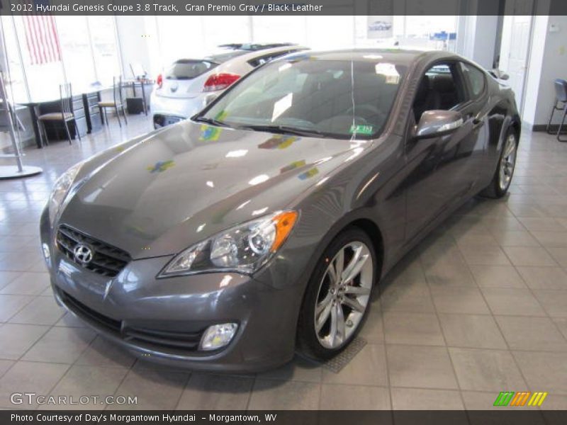Gran Premio Gray / Black Leather 2012 Hyundai Genesis Coupe 3.8 Track