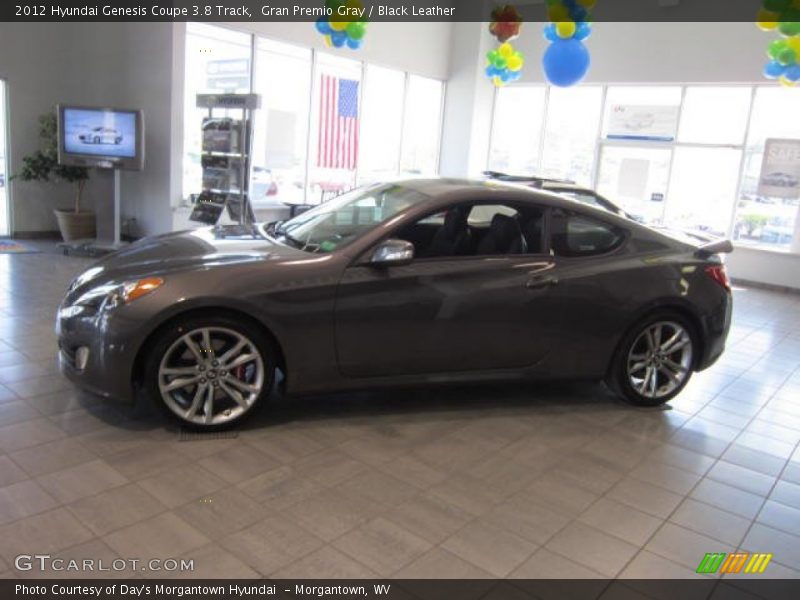 Gran Premio Gray / Black Leather 2012 Hyundai Genesis Coupe 3.8 Track