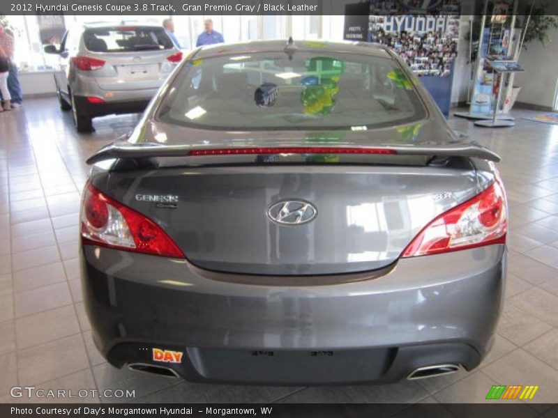 Gran Premio Gray / Black Leather 2012 Hyundai Genesis Coupe 3.8 Track