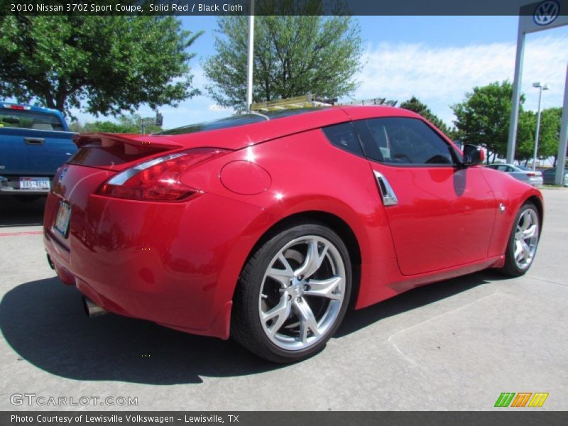 Solid Red / Black Cloth 2010 Nissan 370Z Sport Coupe