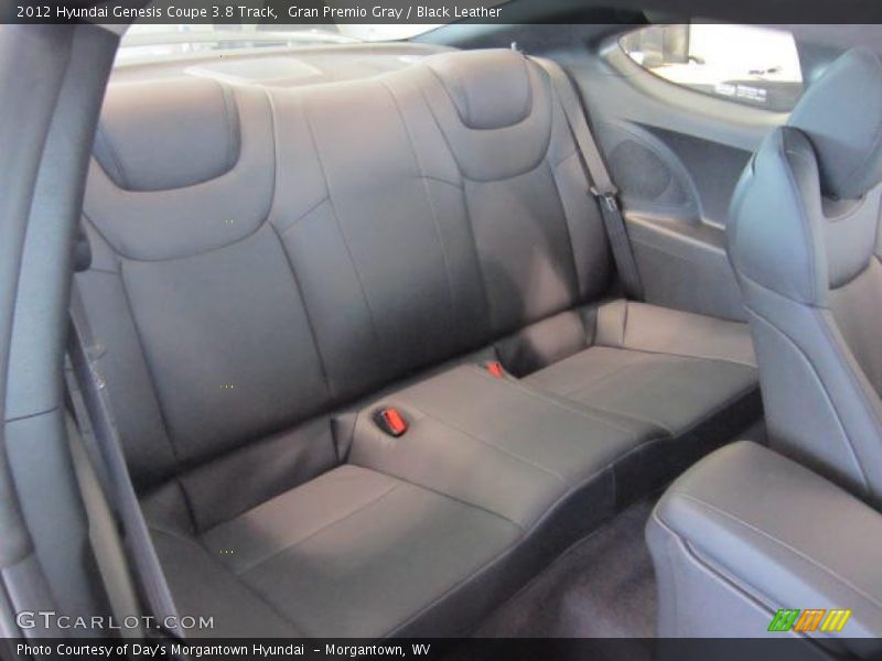 Rear Seat of 2012 Genesis Coupe 3.8 Track