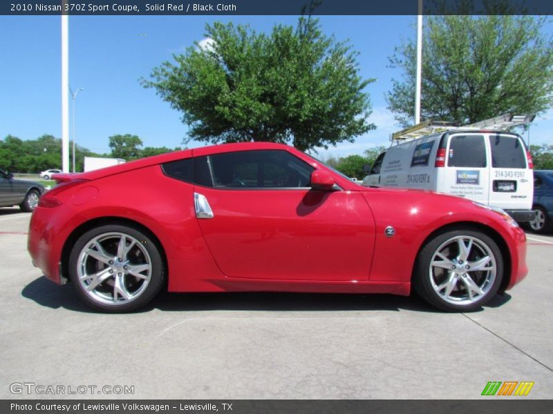 Solid Red / Black Cloth 2010 Nissan 370Z Sport Coupe
