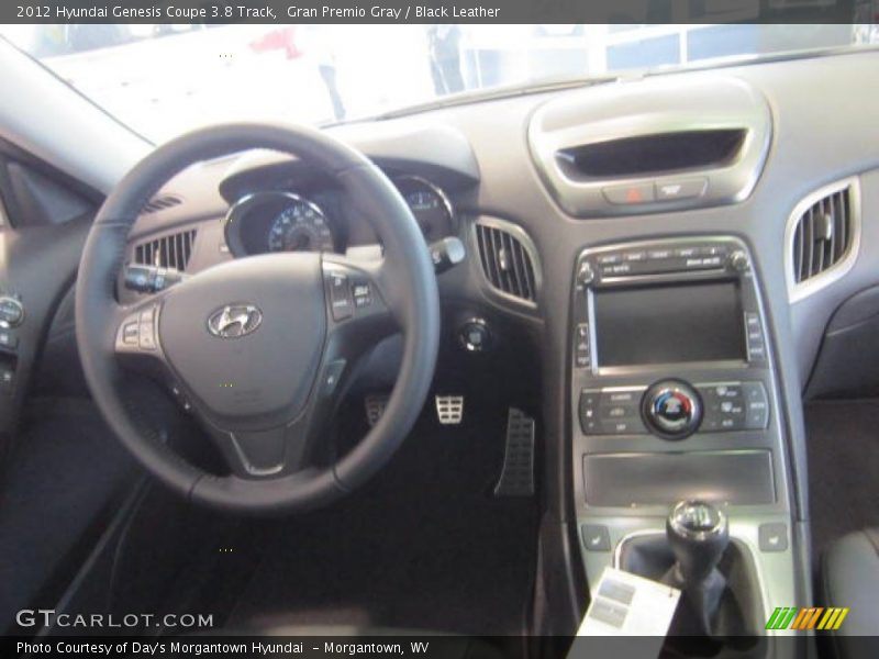 Gran Premio Gray / Black Leather 2012 Hyundai Genesis Coupe 3.8 Track