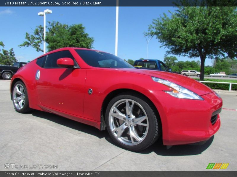 Front 3/4 View of 2010 370Z Sport Coupe