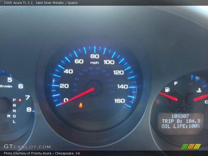 Satin Silver Metallic / Quartz 2005 Acura TL 3.2