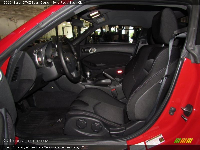 2010 370Z Sport Coupe Black Cloth Interior