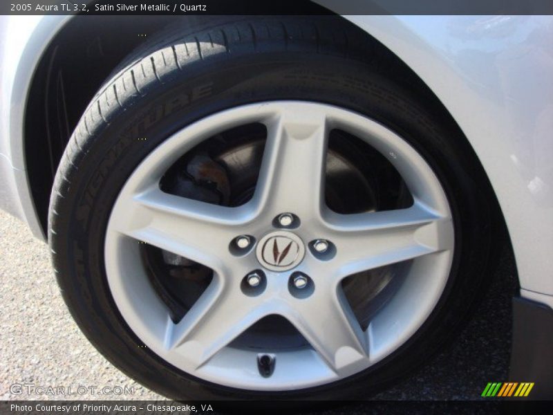 Satin Silver Metallic / Quartz 2005 Acura TL 3.2