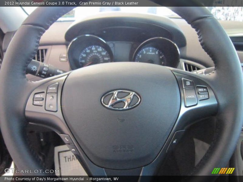 Gran Premio Gray / Black Leather 2012 Hyundai Genesis Coupe 3.8 Track