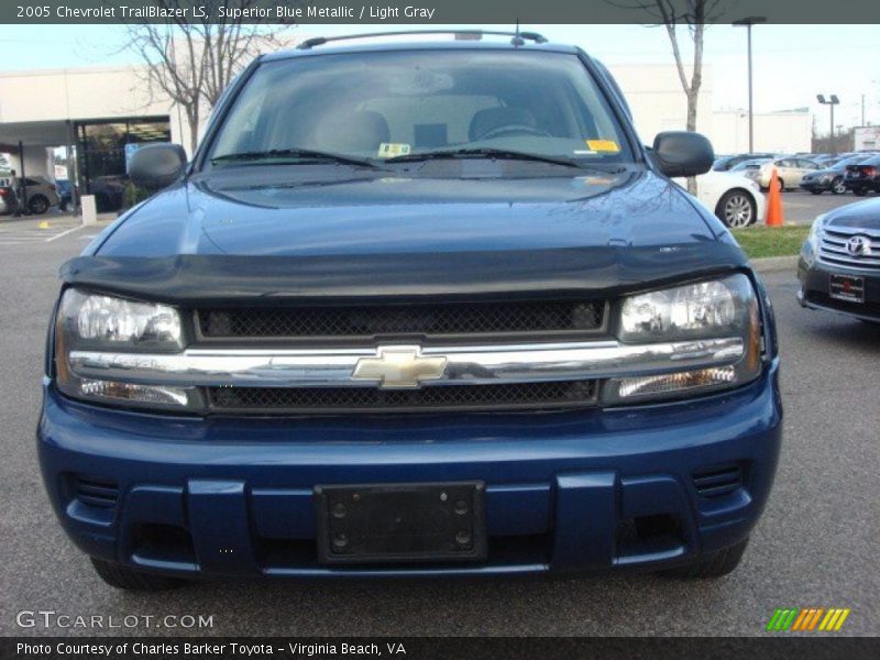 Superior Blue Metallic / Light Gray 2005 Chevrolet TrailBlazer LS
