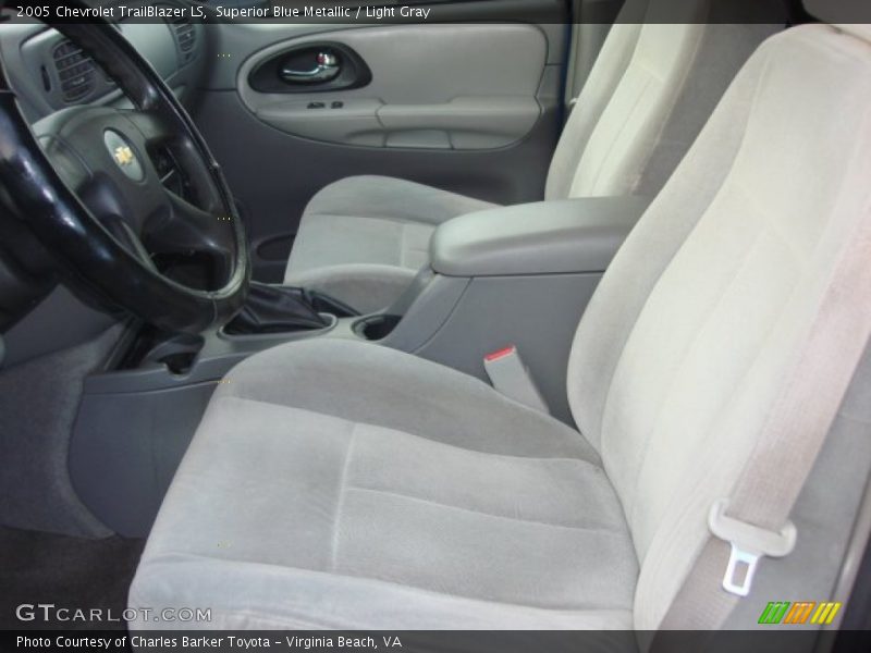 Superior Blue Metallic / Light Gray 2005 Chevrolet TrailBlazer LS