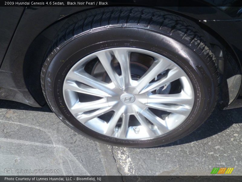 Black Noir Pearl / Black 2009 Hyundai Genesis 4.6 Sedan