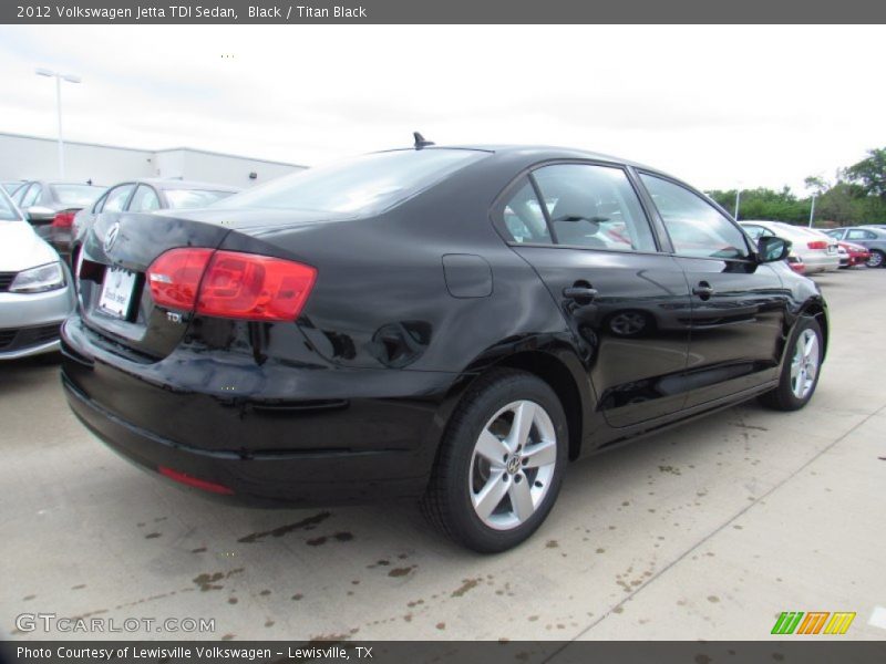 Black / Titan Black 2012 Volkswagen Jetta TDI Sedan