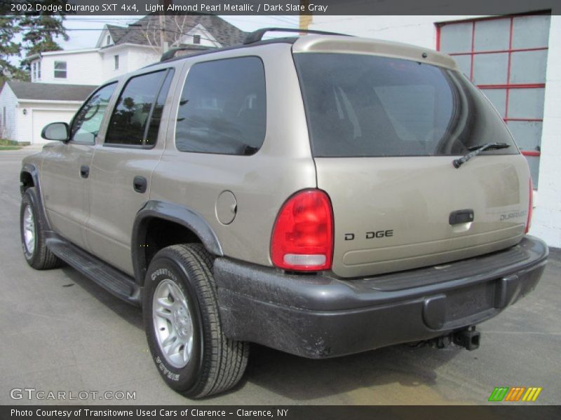 Light Almond Pearl Metallic / Dark Slate Gray 2002 Dodge Durango SXT 4x4