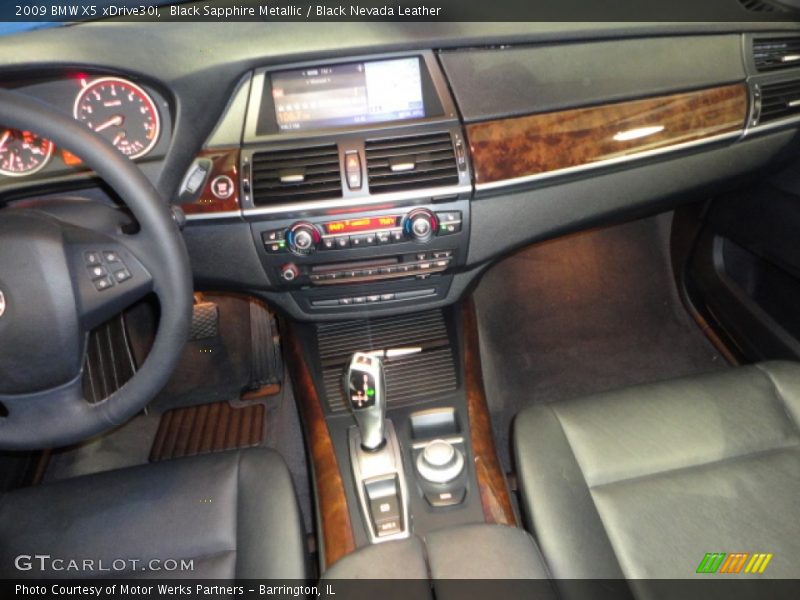 Black Sapphire Metallic / Black Nevada Leather 2009 BMW X5 xDrive30i