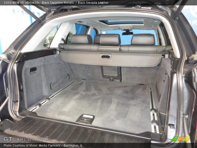 Black Sapphire Metallic / Black Nevada Leather 2009 BMW X5 xDrive30i