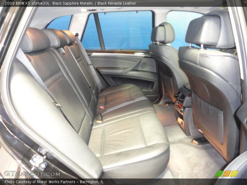Black Sapphire Metallic / Black Nevada Leather 2009 BMW X5 xDrive30i