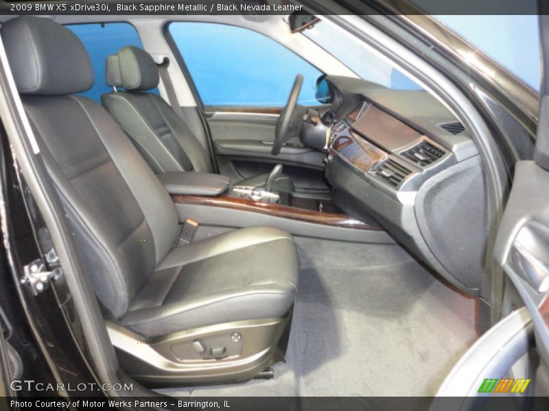 Black Sapphire Metallic / Black Nevada Leather 2009 BMW X5 xDrive30i