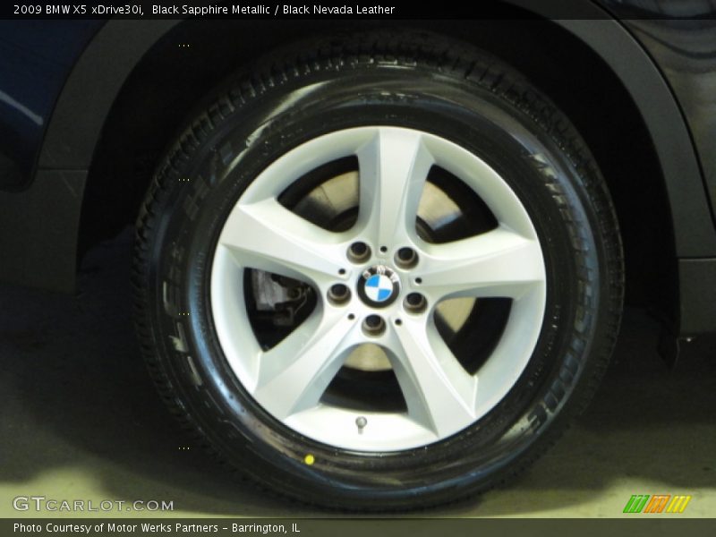 Black Sapphire Metallic / Black Nevada Leather 2009 BMW X5 xDrive30i
