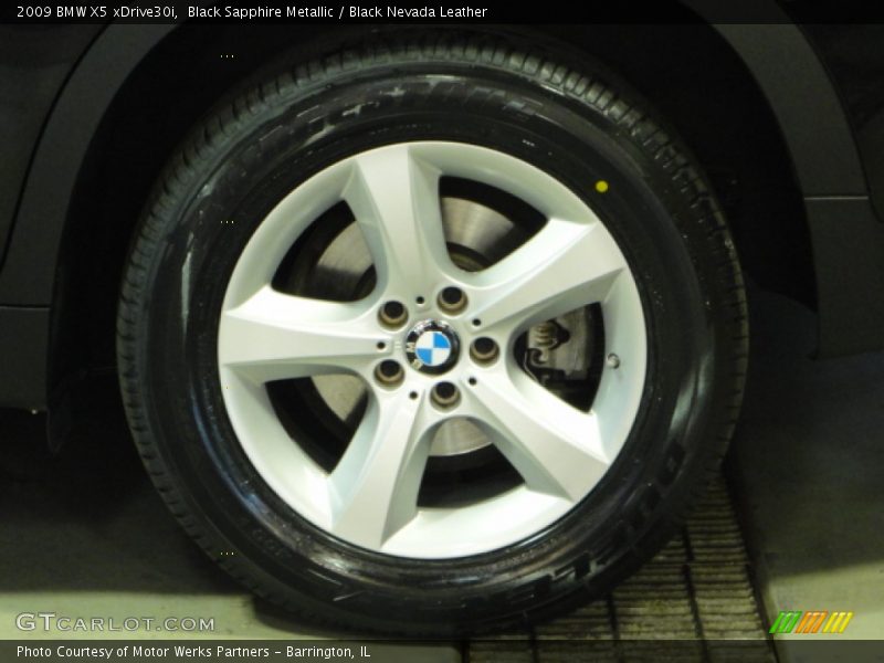 Black Sapphire Metallic / Black Nevada Leather 2009 BMW X5 xDrive30i