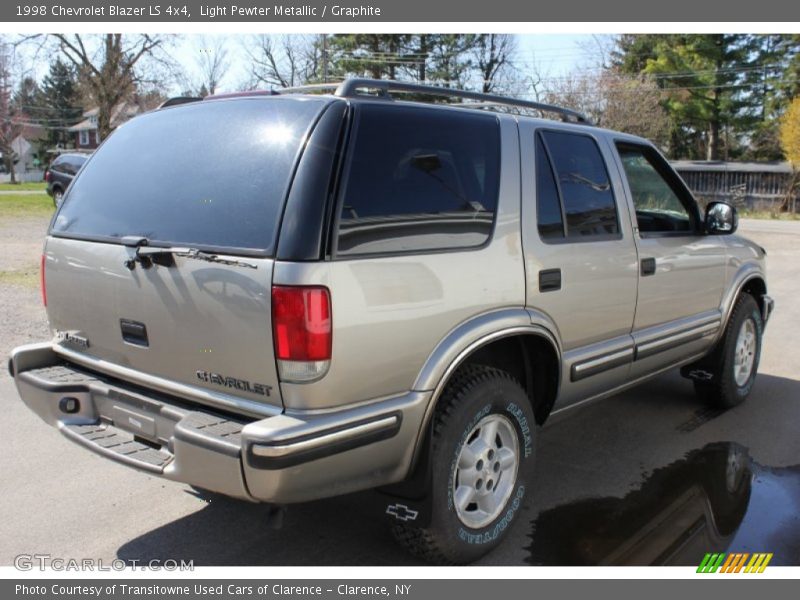 Light Pewter Metallic / Graphite 1998 Chevrolet Blazer LS 4x4