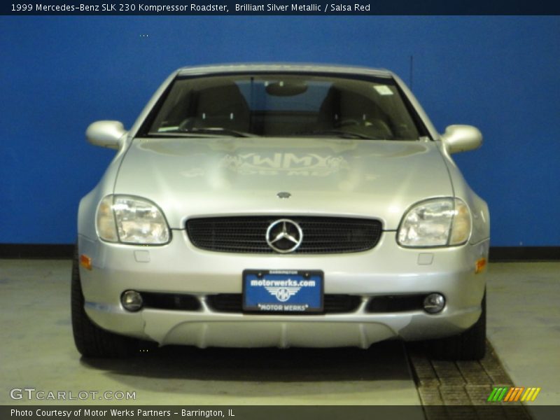 Brilliant Silver Metallic / Salsa Red 1999 Mercedes-Benz SLK 230 Kompressor Roadster