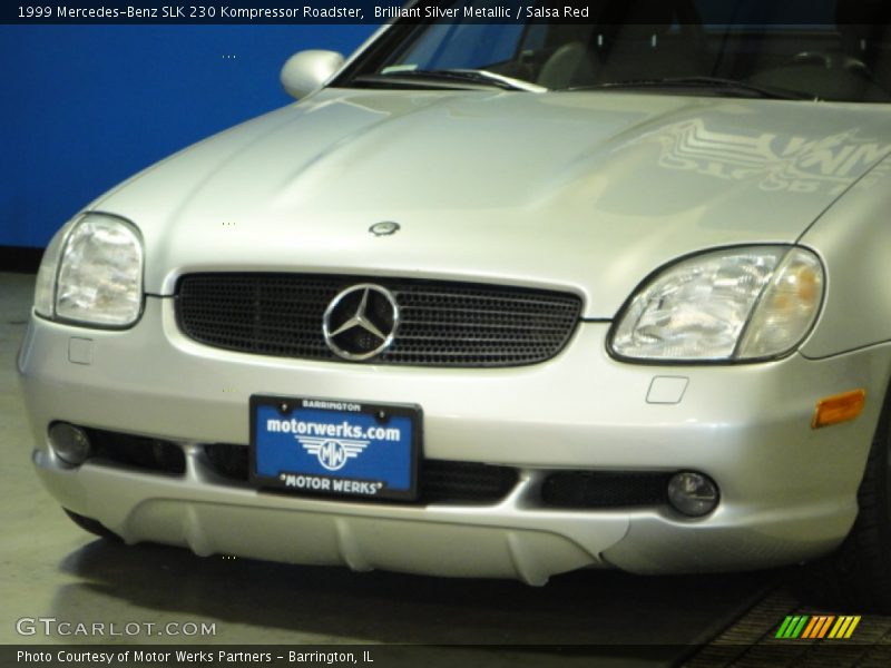 Brilliant Silver Metallic / Salsa Red 1999 Mercedes-Benz SLK 230 Kompressor Roadster