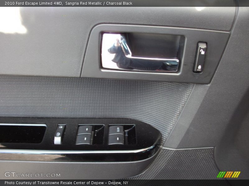 Sangria Red Metallic / Charcoal Black 2010 Ford Escape Limited 4WD