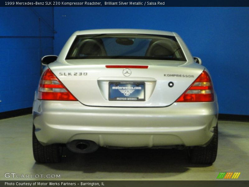 Brilliant Silver Metallic / Salsa Red 1999 Mercedes-Benz SLK 230 Kompressor Roadster