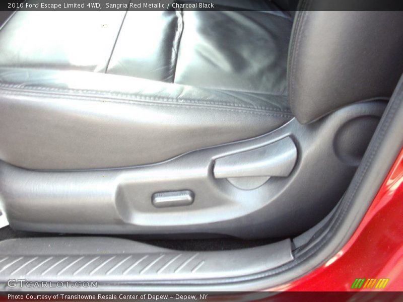 Sangria Red Metallic / Charcoal Black 2010 Ford Escape Limited 4WD