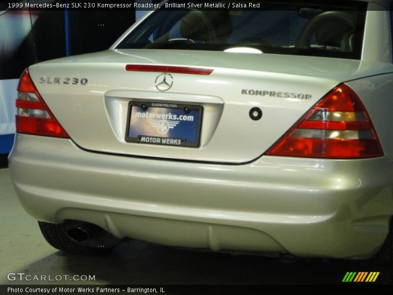 Brilliant Silver Metallic / Salsa Red 1999 Mercedes-Benz SLK 230 Kompressor Roadster