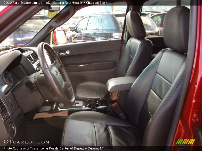Sangria Red Metallic / Charcoal Black 2010 Ford Escape Limited 4WD