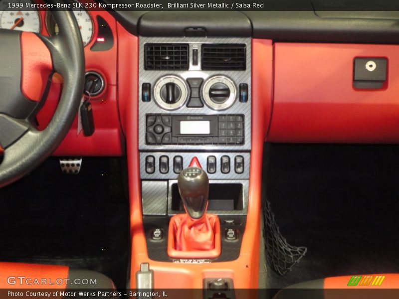 Brilliant Silver Metallic / Salsa Red 1999 Mercedes-Benz SLK 230 Kompressor Roadster