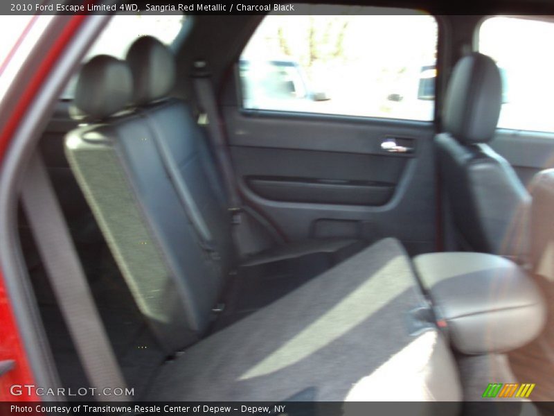 Sangria Red Metallic / Charcoal Black 2010 Ford Escape Limited 4WD