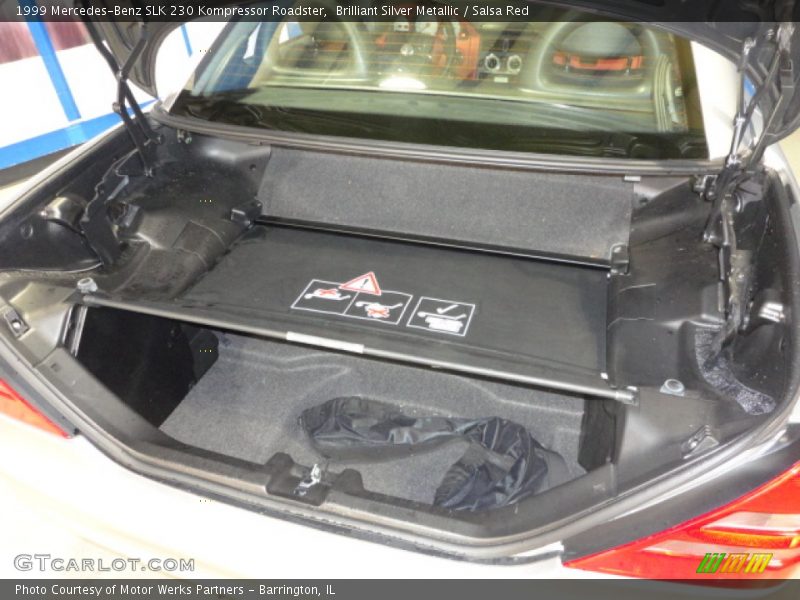 Brilliant Silver Metallic / Salsa Red 1999 Mercedes-Benz SLK 230 Kompressor Roadster
