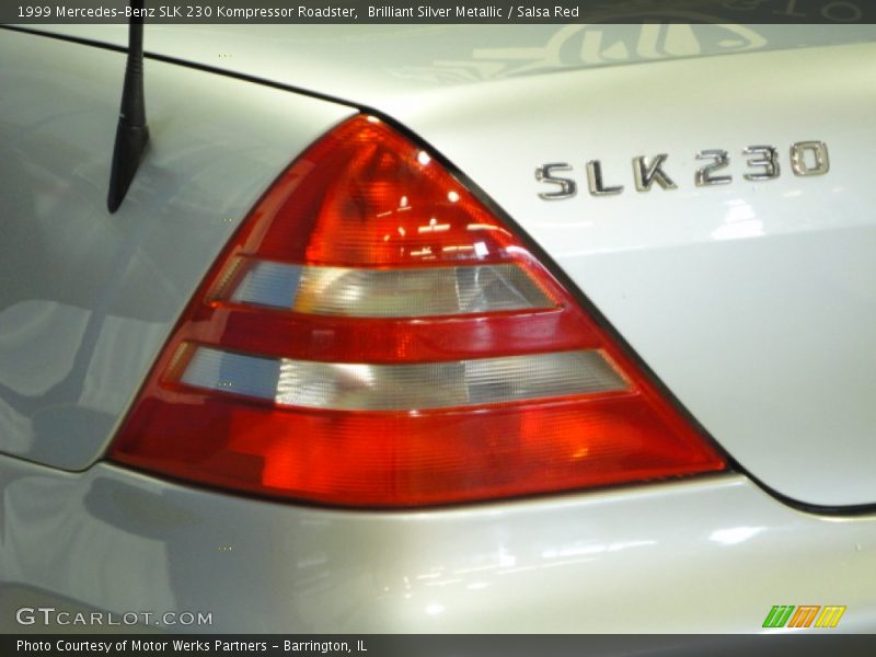 Brilliant Silver Metallic / Salsa Red 1999 Mercedes-Benz SLK 230 Kompressor Roadster