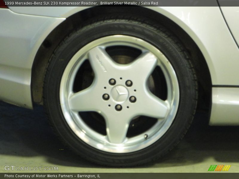 Brilliant Silver Metallic / Salsa Red 1999 Mercedes-Benz SLK 230 Kompressor Roadster