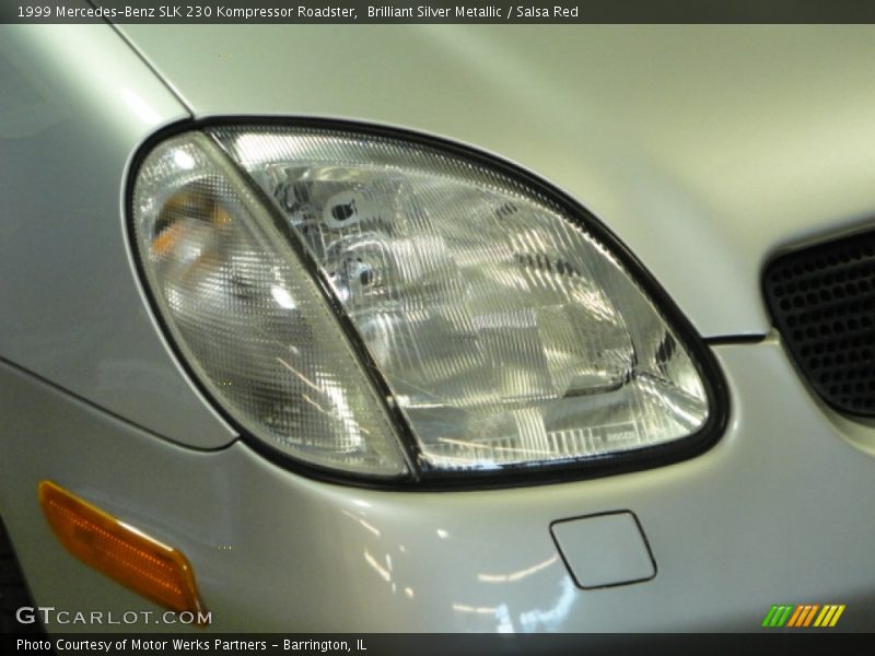 Brilliant Silver Metallic / Salsa Red 1999 Mercedes-Benz SLK 230 Kompressor Roadster