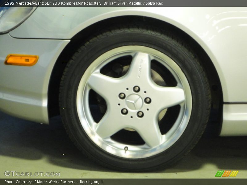 Brilliant Silver Metallic / Salsa Red 1999 Mercedes-Benz SLK 230 Kompressor Roadster