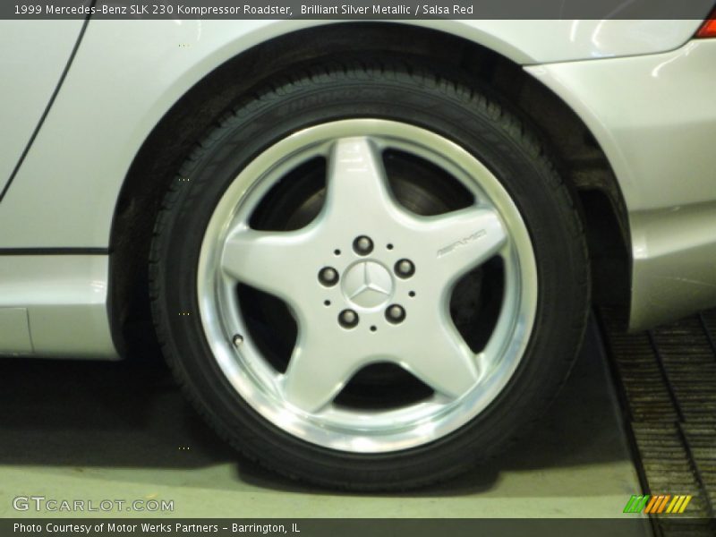 Brilliant Silver Metallic / Salsa Red 1999 Mercedes-Benz SLK 230 Kompressor Roadster