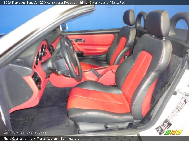  1999 SLK 230 Kompressor Roadster Salsa Red Interior