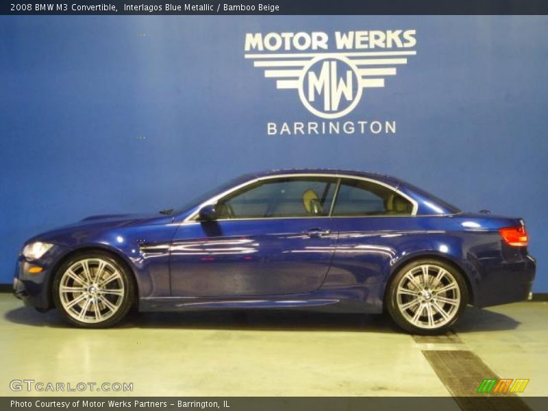 Interlagos Blue Metallic / Bamboo Beige 2008 BMW M3 Convertible
