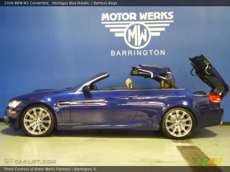Interlagos Blue Metallic / Bamboo Beige 2008 BMW M3 Convertible